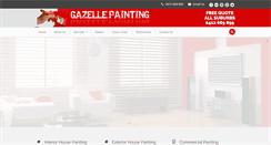 Desktop Screenshot of gazellepainting.com.au